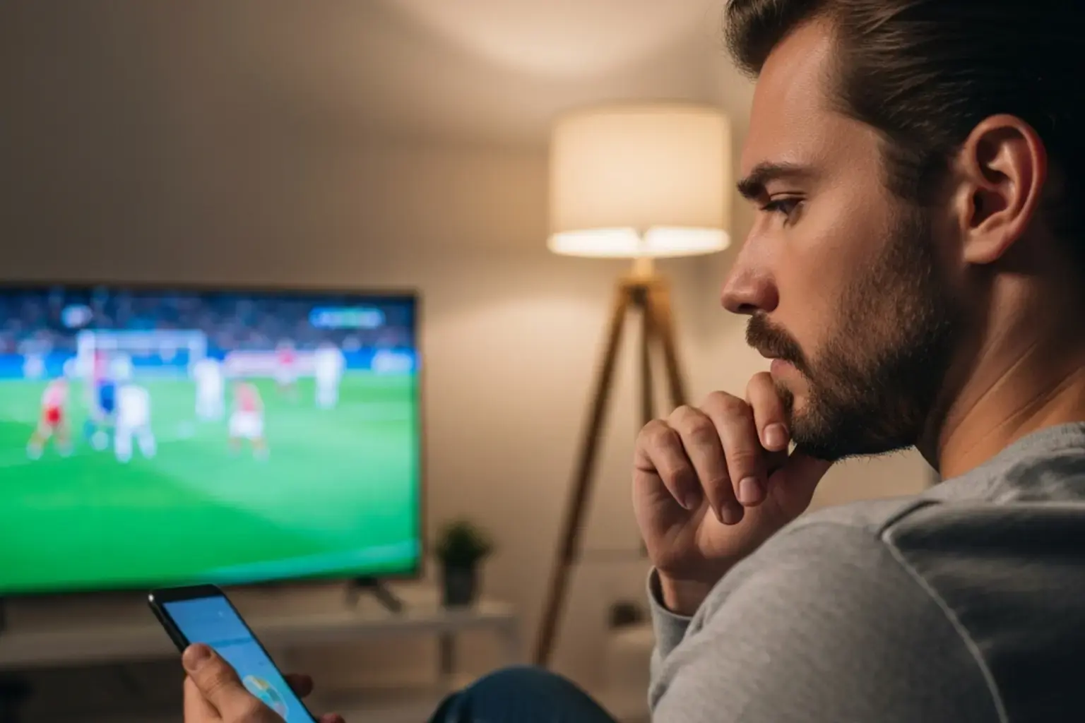 Zwei Wege symbolisiert durch Gabelung auf einem Wanderweg in der Natur